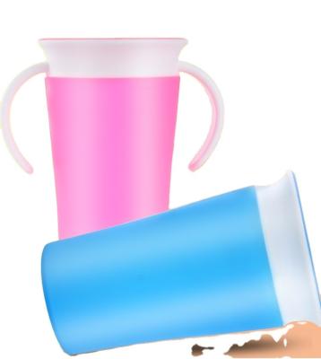 China BPA Free 260ml Baby Training Magic Leakproof 360 Degree Sippy Drinking Water Cup for sale