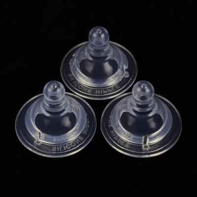 China Food grade nano silicon silver wholesale baby silicone pacifier newborn kids nipple teats for sale