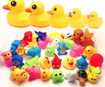 China Bath Toy Custom floating PVC bathl toys wholesale baby bath toys kids yellow duck toys for sale