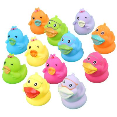 China Bath Toy Fashion Style Scream Floating PVC Water Toys Wholesale Baby Kids Rubber Duck Bath Toys for sale