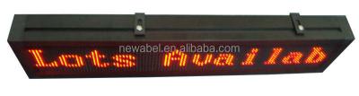 China Outdoor Available LED Parking Lots LED Display Full Screen For Car Parking Parking Lost Led for sale