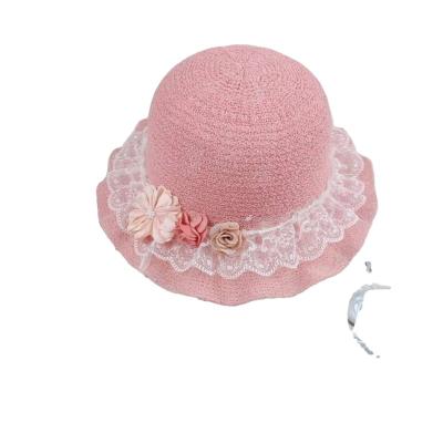 China Custom Wholesale Character Kid Straw Hat Cute Sun Hat For Baby Kids Hat for sale