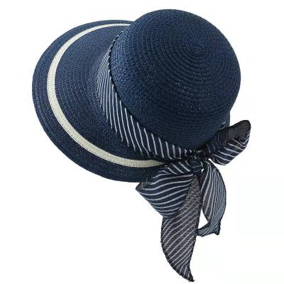 China Wholesale Character Women's Summer Custom Butterfly Beach Paper Straw Sombrero Hat Beach Outdoor Wear for sale