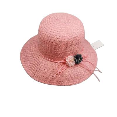 China Custom Wholesale Women's Floppy Summer Character Panama Straw Bucket Hat Outdoor Pitcher Bell Beach Manufacturing for sale