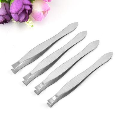 China Wholesale Customized Eyebrow Volume Tweezers Stainless Steel Stainless Steel Eyebrow Tweezers for sale