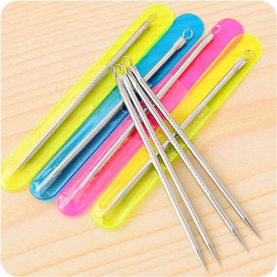 China Stainless Steel Beauty Stainless Steel Acne Pimple Pimple Needle Pore Detergent Needle Blackhead Remover for sale