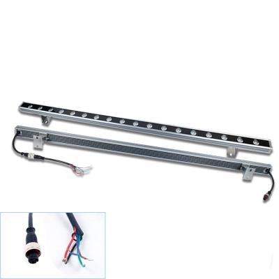 China High Quality IP65 Outdoor RGB color dimmable 24w 36w led linear wall washer light for sale