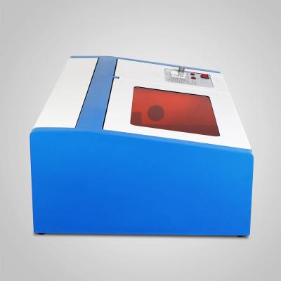 China Laser Engraving 40w 50w 3020 Small Stamp 4030 Making Laser Engraving Machine Stamp Machine Price for sale