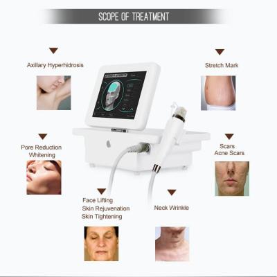 China Beauty Fractional Microneedle RF Verjonging Aanhaalapparatuur Draagbaar Te koop