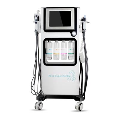 China Multifunctionele gezichtsmachine Hydra Facial Oxygen Spray Skin Deep Cleaning Machine Te koop