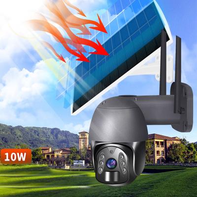 China Human motion tracking 2022 cctv full color viewerframe 4mp tioc high-speed module control by mobile network bullet camera with speaker for sale