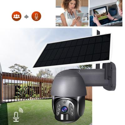 China Human motion tracking wireless network camera OEM wifi 1080p solar wireless network camera reconrecognition IP mobile ptz facial tuya for sale