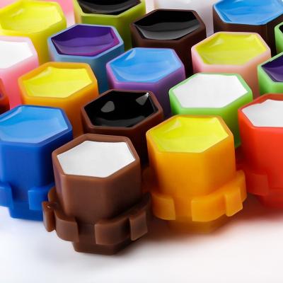 China Disposable Honeycomb Ink Holder Container Caps For Body Art Tattoo Ink Cup Tattoo Needles for sale