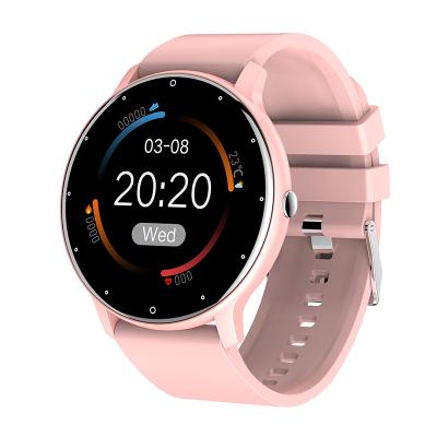 China Smart Round LCD Display Touch Screen Watch Full Page Dial Sport For Men Women Blood Pressure Smartwatch 2022 for sale