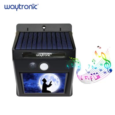 China Hotsell Waytronic WS1 Outdoor Waterproof Motion Sensor Detector Bird Singing Solar Quran Player WT-WS1 for sale