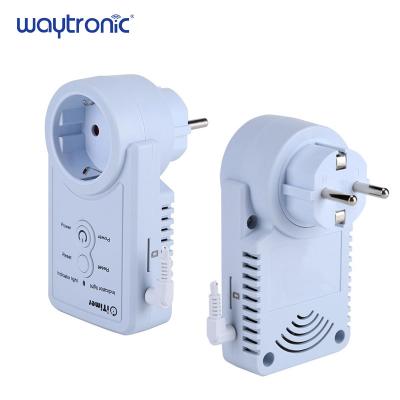 China Indoor Temperature Sensor Smart GSM SMS Control Thermostat Power Outlet Socket With Temperature Sensor for sale