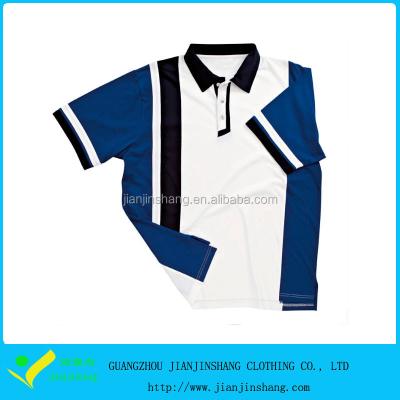 China Anti-pilling Custom Vertical Stripe 00% Polyester Golf Polo Shirt For Kids for sale