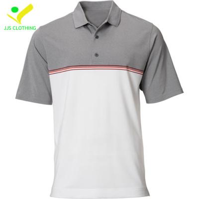 China Anti-Wrinkle Men's OEM Contrast Color Polo Shirts Promotion for sale