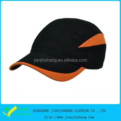 China Dri COMMON Black Orange Color Combination Tailored Mesh Beret Cap For Man for sale