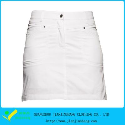 China Wholesale High Quality Golf Plus Size Compression Skorts in White Color for sale