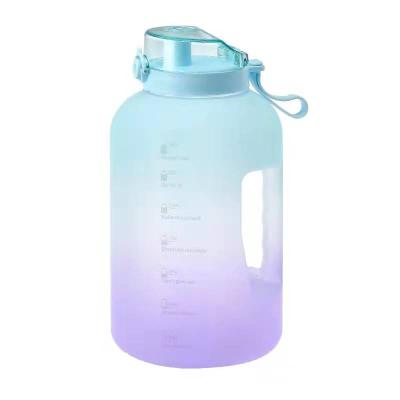 China Novelstar 2.5L Large Capacity Sustainable Gradient Color Water Kettle Sports Gym Travel Plastic Water Bottle for sale