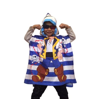 China Viable wholesale towel your brand polyester towel poncho baby soft kids hooded towel for sale