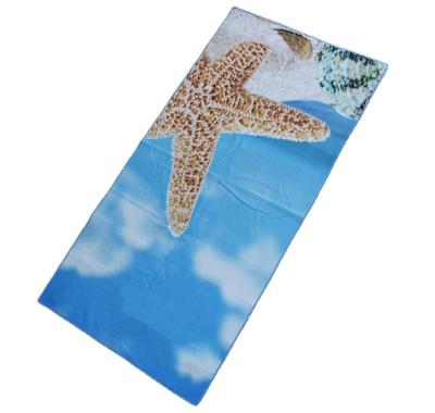 China Viable Hot Sale 70*140cm and Customized Logo Cotton Base and Polyester Terry Sublimation Printing Patterns Wholesale Beach Towel Towel for sale