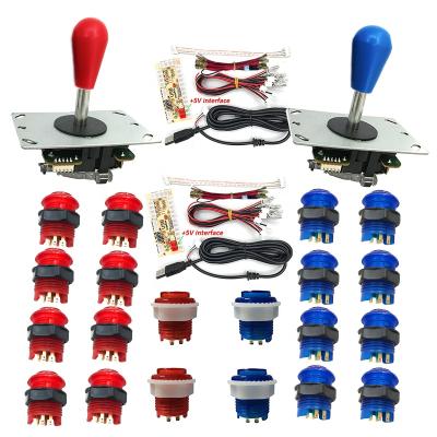 China Zero Delay BL Led 5pin Push Button Joystick 5v Zero Delay Encoder Raspberry pi3 Kit De Control Arcade for sale