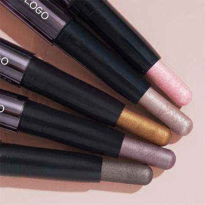 China New Arrival Matte Shimmer Private Label Vegan Eyeshadow Waterproof Vitamin C Eyeshadow OEM Metallic Organic Eyeshadow Stick Te koop