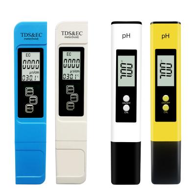 China Car TDS3 TDS-3 Water Meter Tester Portable Pen TDS/EC/PH/TEMP PPM Plug With High Accuracy Water Quality Tester for sale