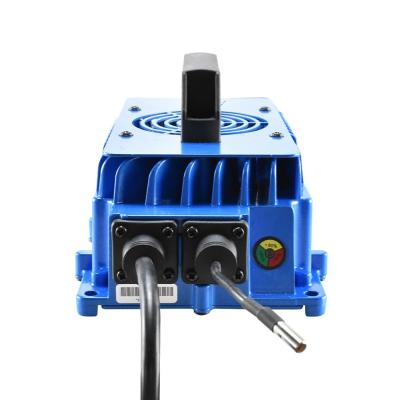 China Faster Charger 24V 36V 48V 60V 72V Blue  EZGO Golf Cart  battery charger 3 Pin Round Plug for sale