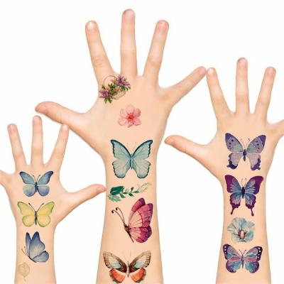 China Temporary Custom Tattoos Series Butterfly Children Body Arm Tattoo / Temporary Tattoo Sticker for sale