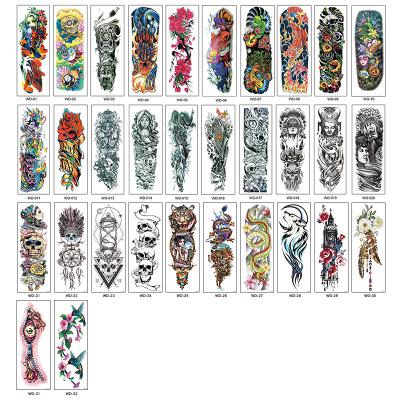 China Large Size Extended Arm Temporary Tattoos For Men And Women Custom Tattoo Stickers For Adult Waterproof for sale