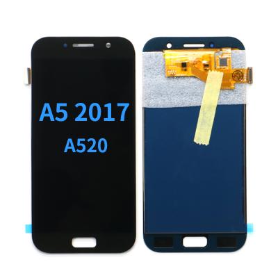 China 2017 factory price A5 lcd for samsung a5 2017 display lcd touch screen for samsung a520 lcd screen original for lcd of the samsung A520 for sale