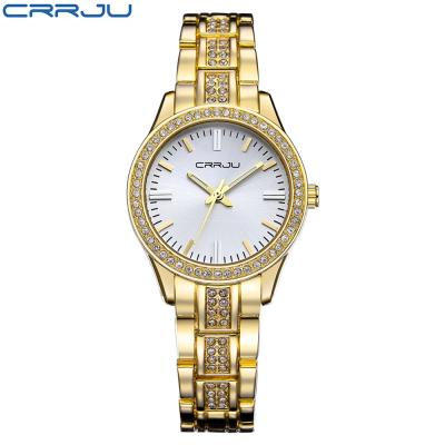 China CRRJU 2115 Waterproof Women's Wristwatches Watch Quartz Watch Rhinestone for sale