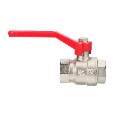 China General Danhong 3/4 Handle Nickel Plate Red Aluminum Ball Valve For Construction Site for sale