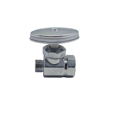 China General Danhong Plastic Handle Angle Zinc Alloy Three Way Stop Valve For Bathroom for sale