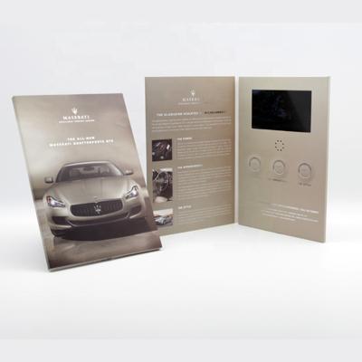 China Europe customized mayways video 5 inch lcd video brochure for sale