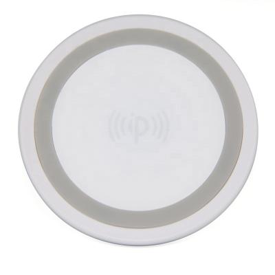 China 2020 High Speed ​​New Arrivals Small Qi 10W Fast Charge For Iphone Easy To Install Coffee Table Wireless Charger for sale