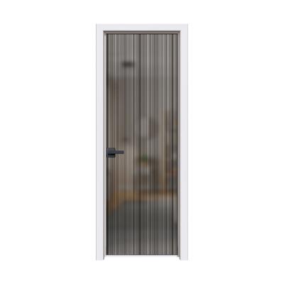 China Modern Customized Aluminum Double Door Luxury Tempered Glass Swing Door Can Be Used For Business for sale