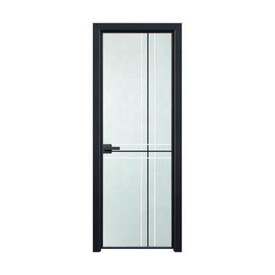 China 2021 China modern hot sale high quality aluminum commercial swing door tempered glass double door for sale