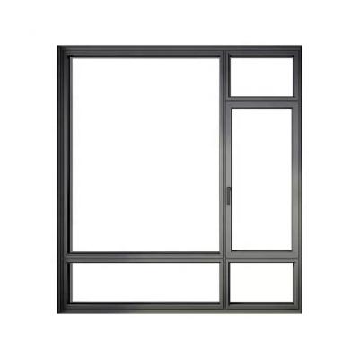 China 2021 Hot Sale High Quality Aluminum Casement Folding Screen Windows For Modern Home Windproof And Heat Insulation Windows for sale