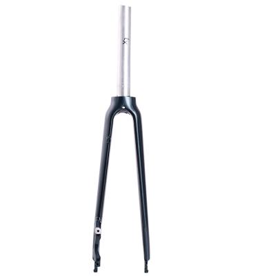 China Cruisers 700C Cyclocross Bicycle Fork Max Tire 700x45C Flat Mount Disc All Road Gravel Bike Fork for sale