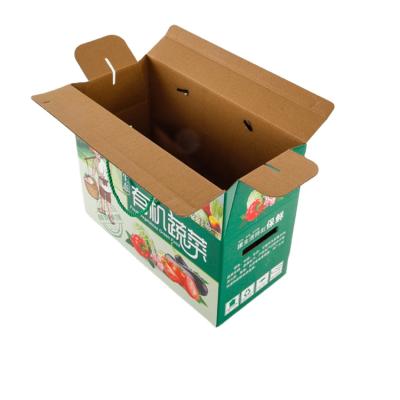 China Wholesale Custom Printed Unique Corrugated Carton Paper Fresh Fruit Recyclable Packaging Box for sale