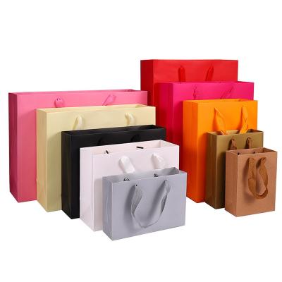 China Factory wholesale multi-specification custom shopping paper bag gift packaging kraft paper bag for sale