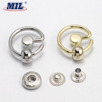 China 2018 New Design Fashion Press Metal Snap High Quality Decorative Button Of Dry Cleaning for sale