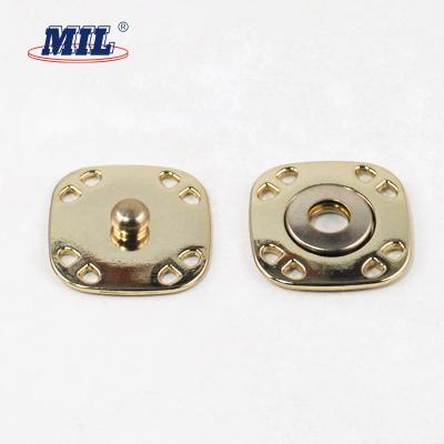 China Dry Cleaning Square 2 Part Press Metal Snap Button For Coat for sale