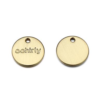 China High Quality Viable Fashion Swimwear Metal Logo Tag For Clothes Sewing Brand for sale