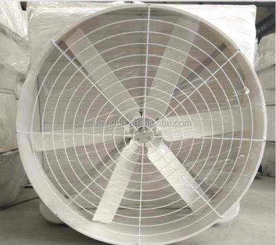 China Corrosive Gas Ventilating FRP Axial Flow Large Volume Wall Mounted Exhaust Fan for sale