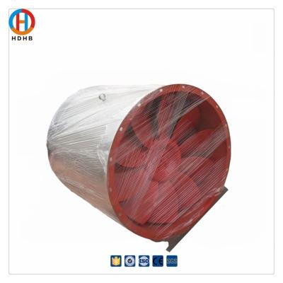 China Large volume dual function industrial axial fan for ventilation and smoke exhaust for sale